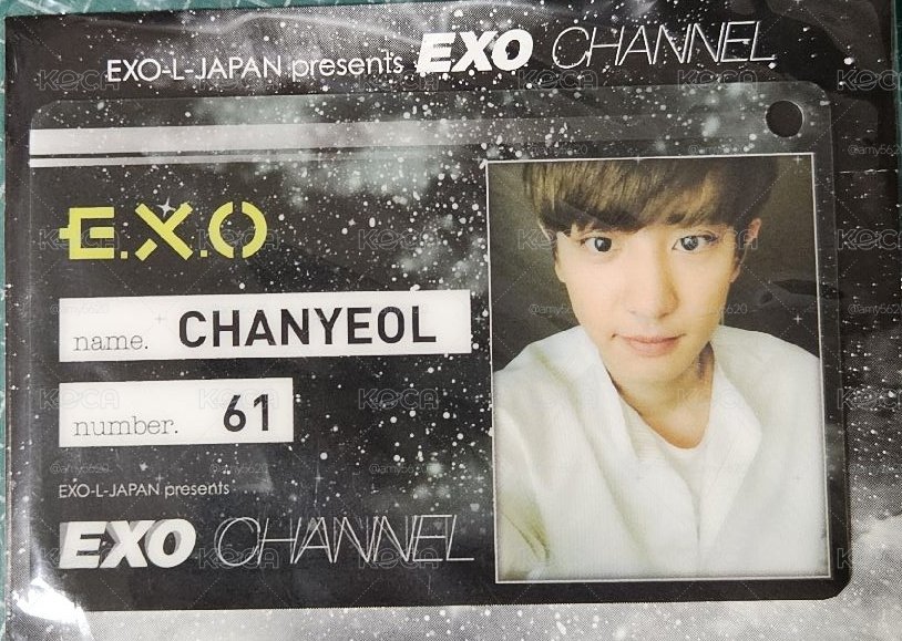 EXO 日本FM 燦烈ID卡