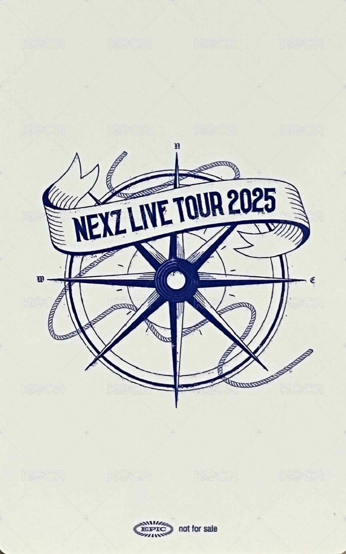 2025 日巡場周 新潟/宮城/福井/京都 入場卡 / 場限卡  背面