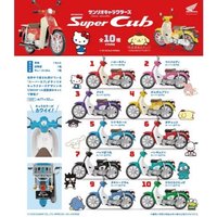 三麗鷗角色 ✕ HONDA Super Cub 食玩模型