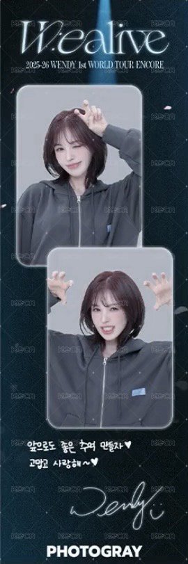 W:EALIVE 安可場 PHOTOGRAY 人生四格卡  背面