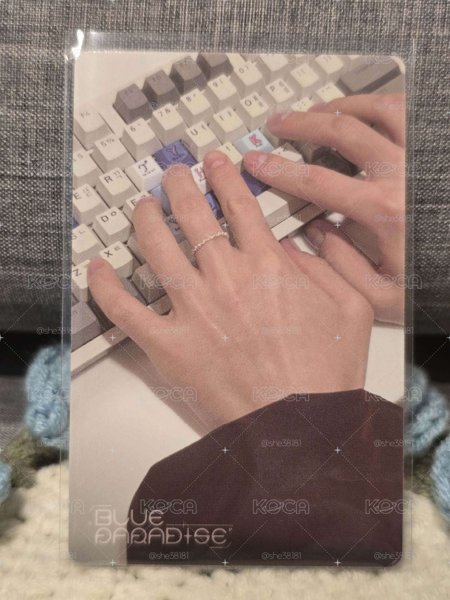 昊 專輯卡 迷五 鍵帽專卡 拉小提琴的美手