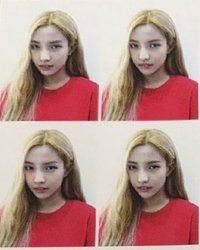 I AM 專輯卡 四宮格證件照