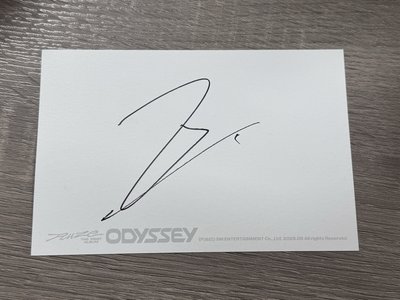 美版 親簽明信片 元彬