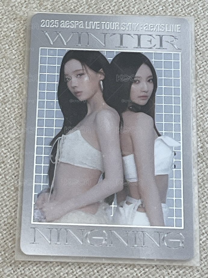 aespa冬寧雙人卡