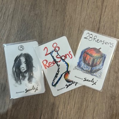 28 reasons 專輯卡 Special ver. Solo 三張一套
