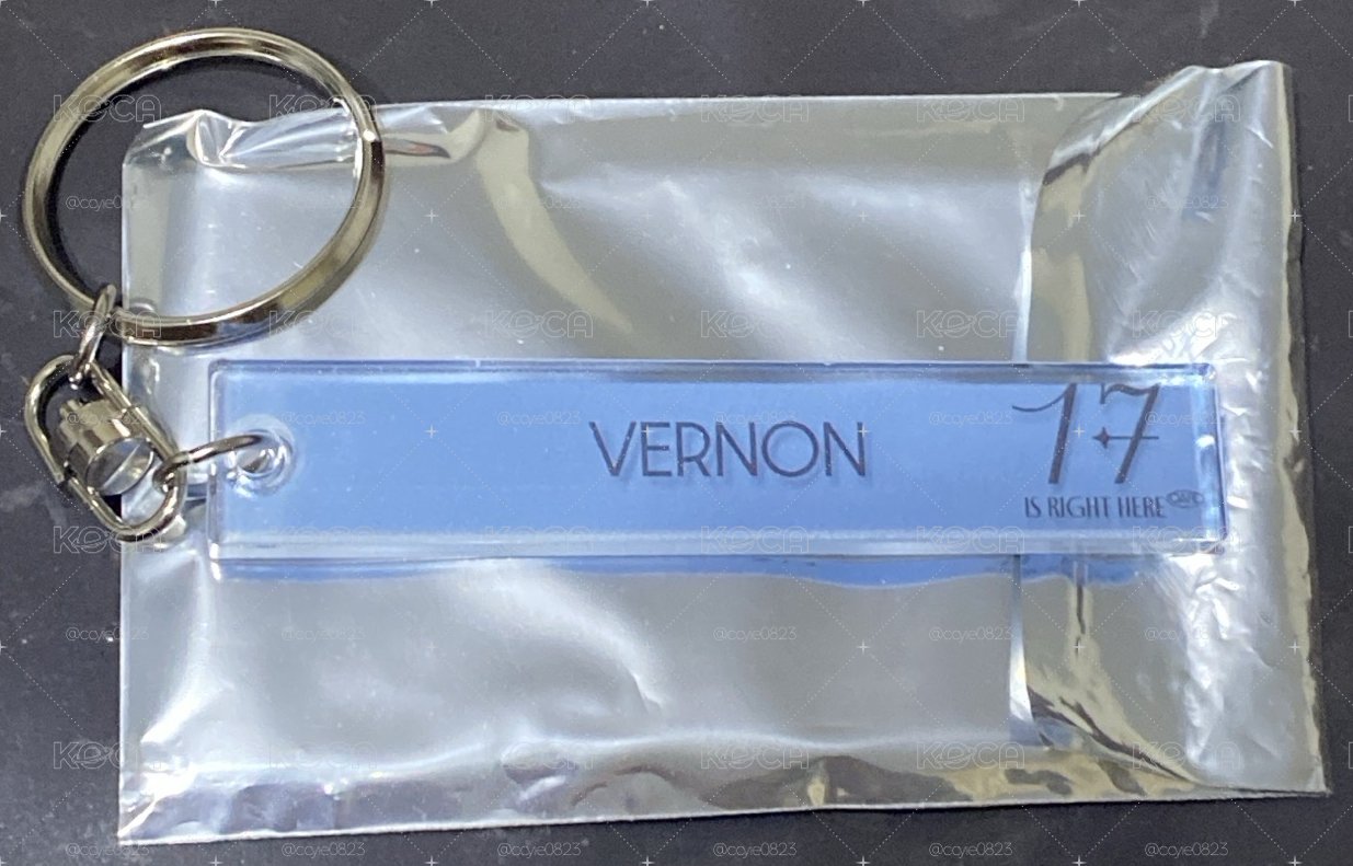 姓名鑰匙圈 vernon