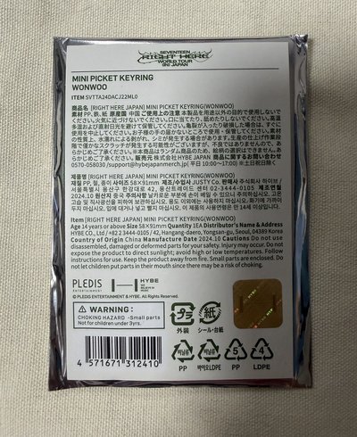 WONWOO RIGHT HERE 日巡小扇