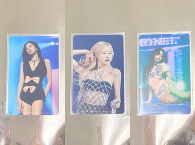 blackpink 二巡電影卡一套（無jisoo內有拆售)