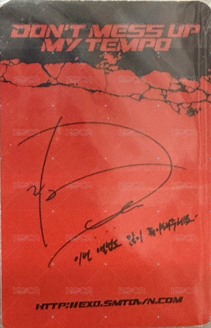 正規五輯 專輯卡  背面