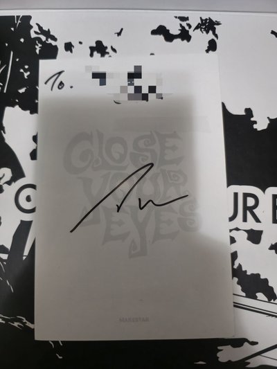 CYE 親簽撕頁 小紙條