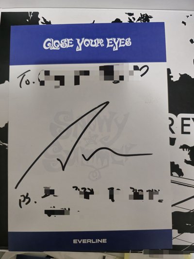 CYE 親簽撕頁 小紙條