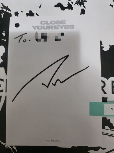 CYE 親簽撕頁 小紙條