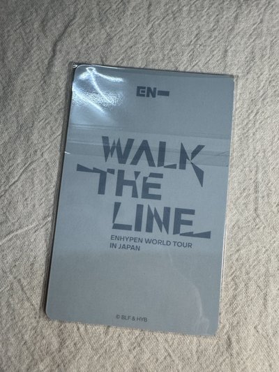 ENHYPEN成訓味之素手寫卡&限定卡、羲承WTL日夏周邊卡