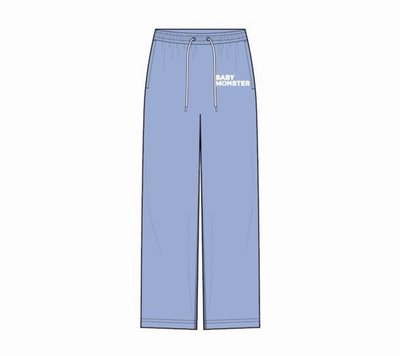 HELLO MONSTERS 日本場週 水洗藍 運動套裝 BABYMONSTER 