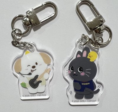 東蛋鑰匙圈 兔貓鴨 狗龍