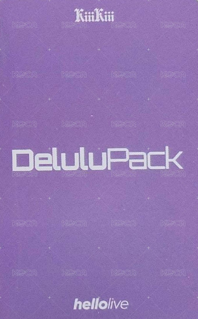Delulu Pack hl 1.0 簽售卡  背面