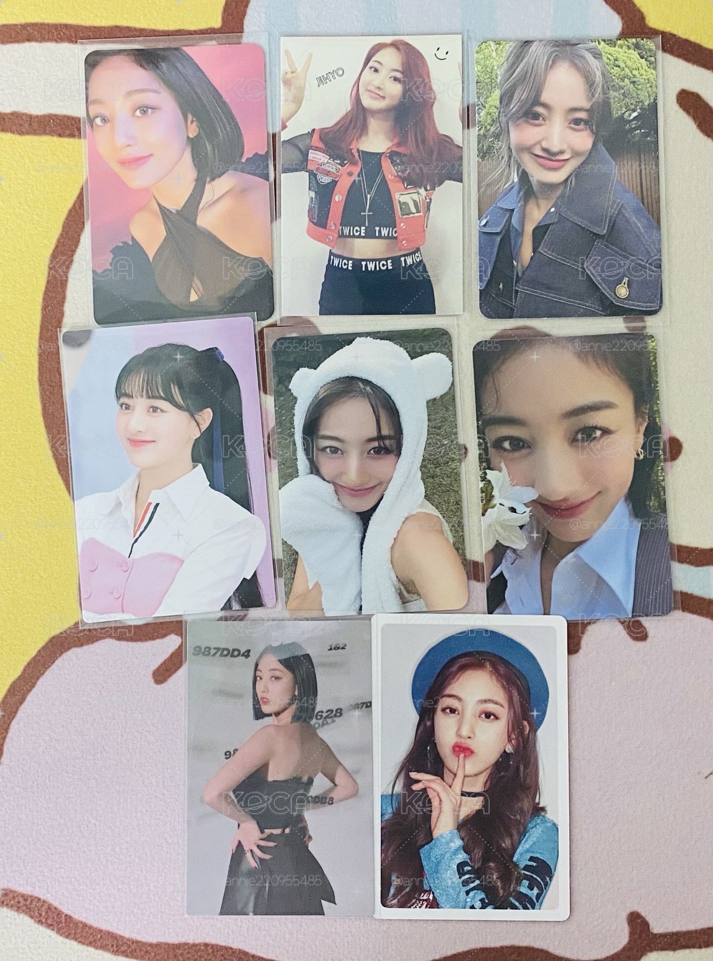 TWICE 全成員小卡區