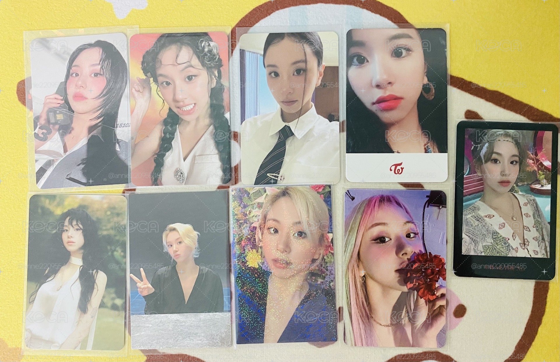 TWICE 全成員小卡區