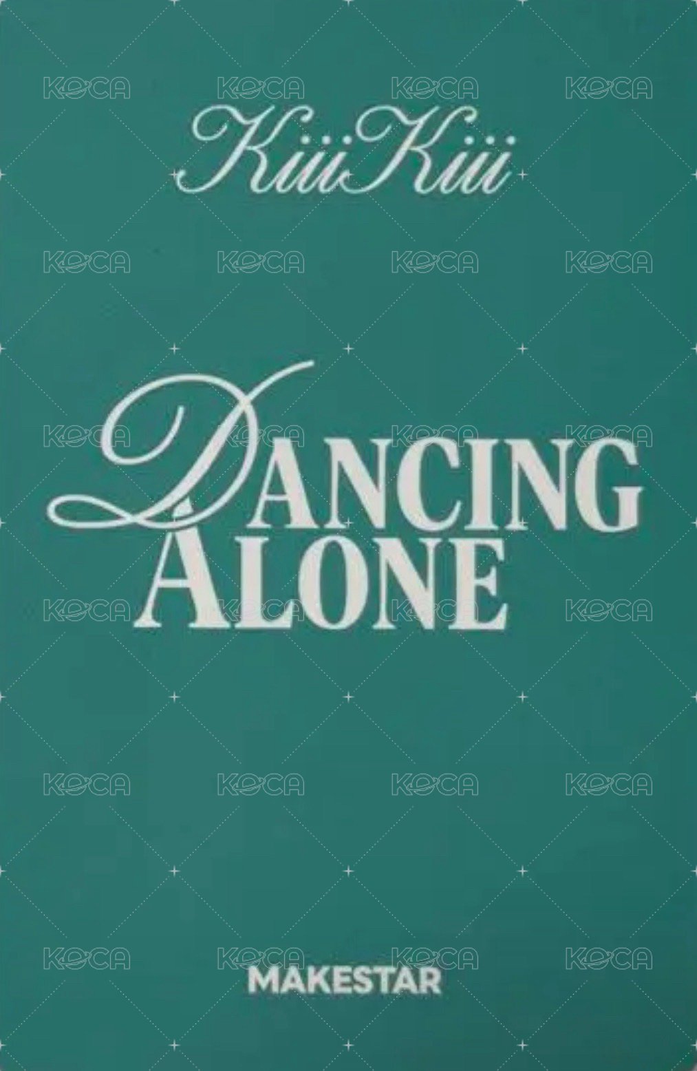 DANCING ALONG ms 1.0 簽售卡 捏臉頰愛心 ver. 背面