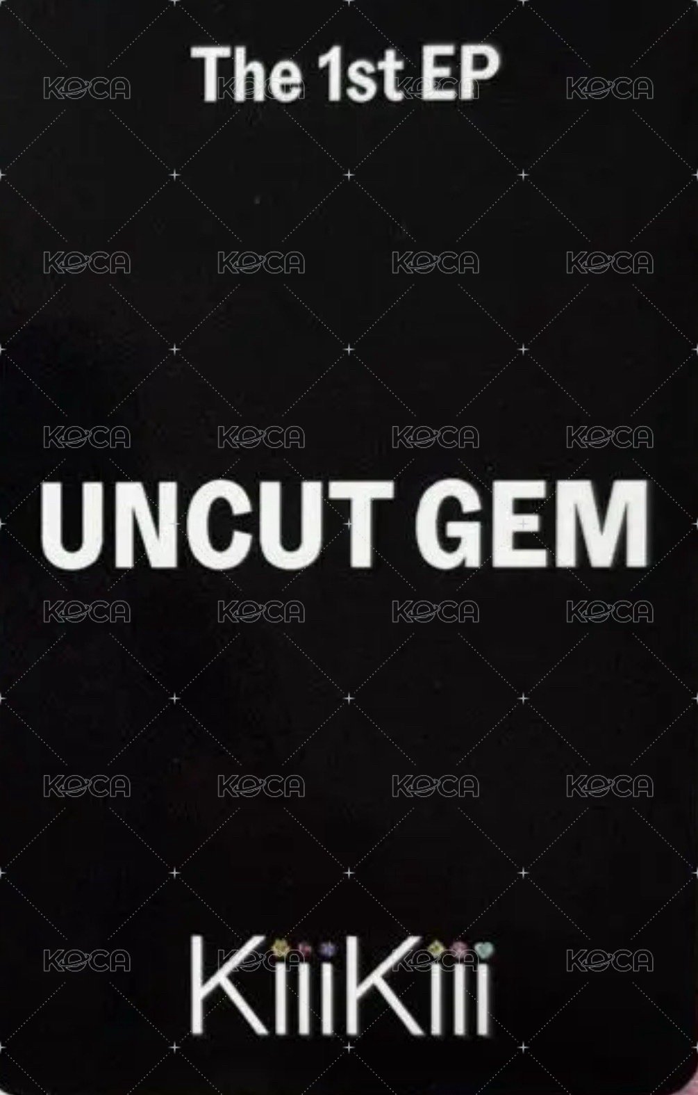 UNCUT GEM am 1.0 簽售卡  背面
