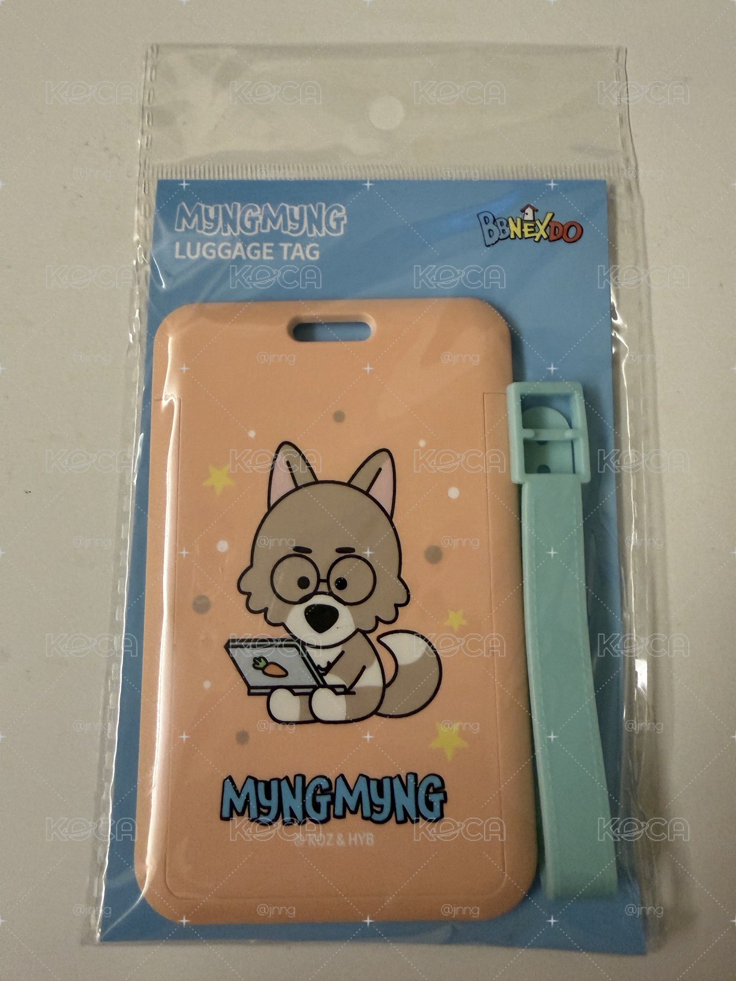 💙明宰鉉 行李吊牌
