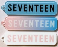 SEVENTEEN 藍底黑字