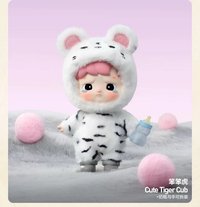 動物貼貼 公仔 笨笨虎