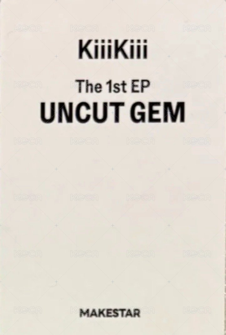 UNCUT GEM ms 預售 特典卡  背面