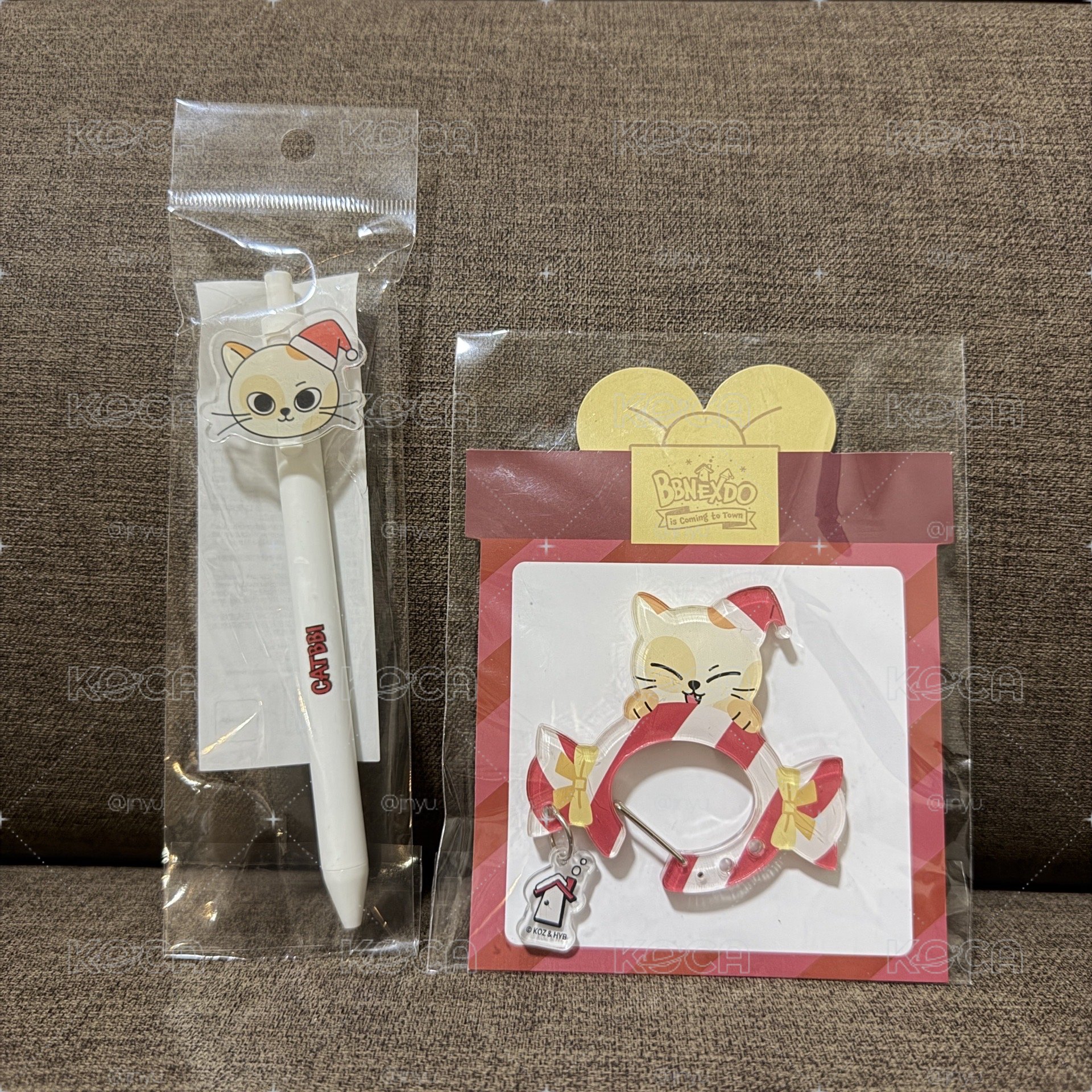 boynextdoor bbnexdo catbbi 快閃店周邊 台北限定筆 登山扣