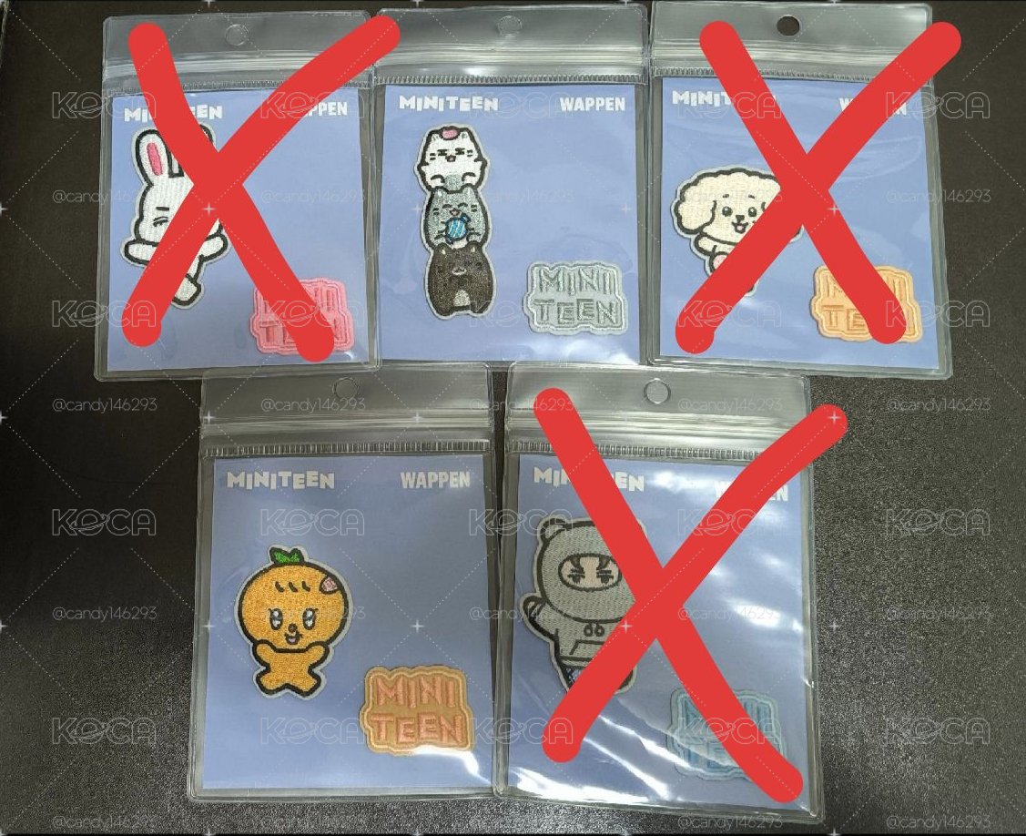 🩵Miniteen 7-11刺繡布章