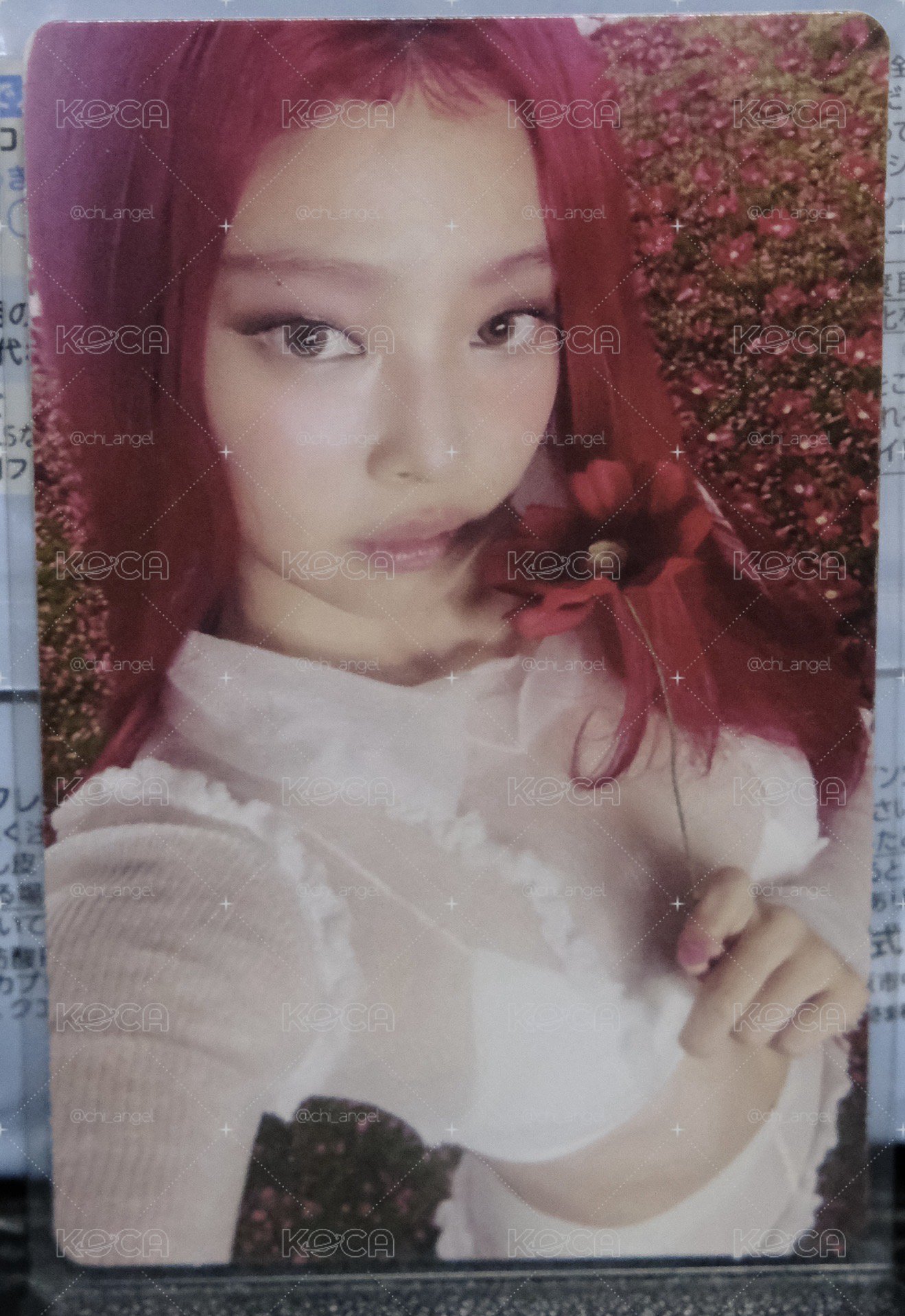 JENNIE 金珍妮 solo ruby專卡 拿花