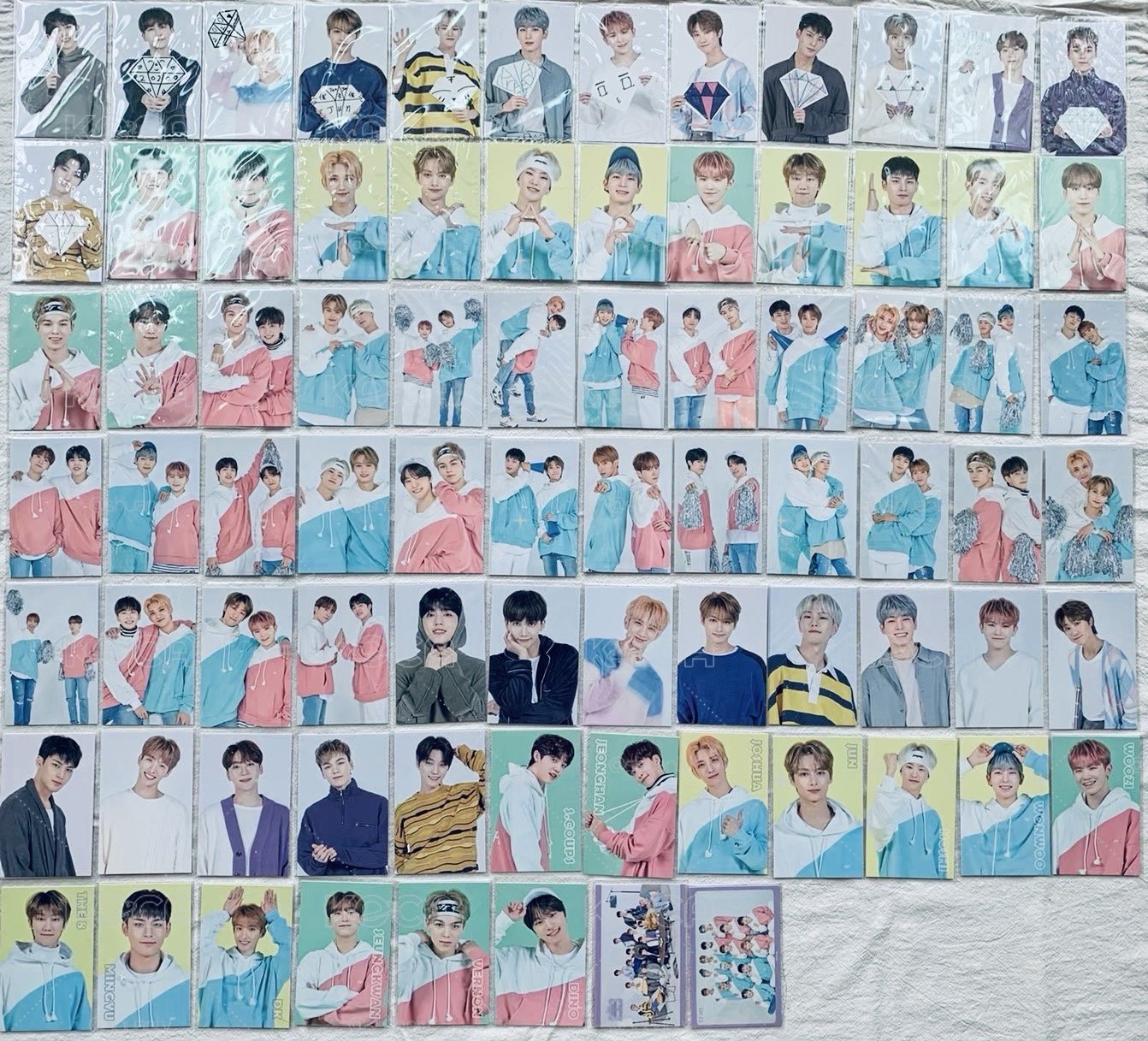 SEVENTEEN 四期克拉島 卡包小卡 整套含官方卡冊