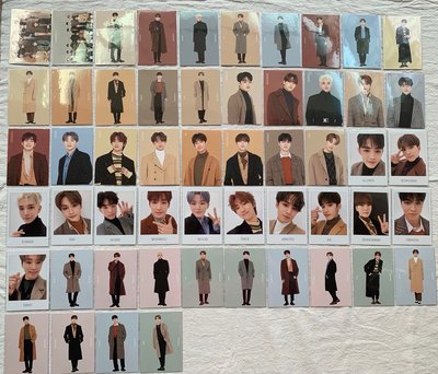 SEVENTEEN 日本冬季卡包 小卡整套