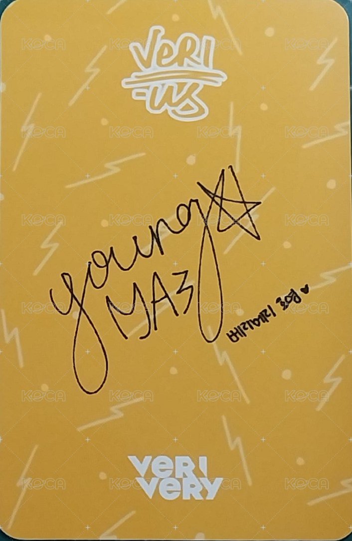 VERI-US 專輯卡  背面