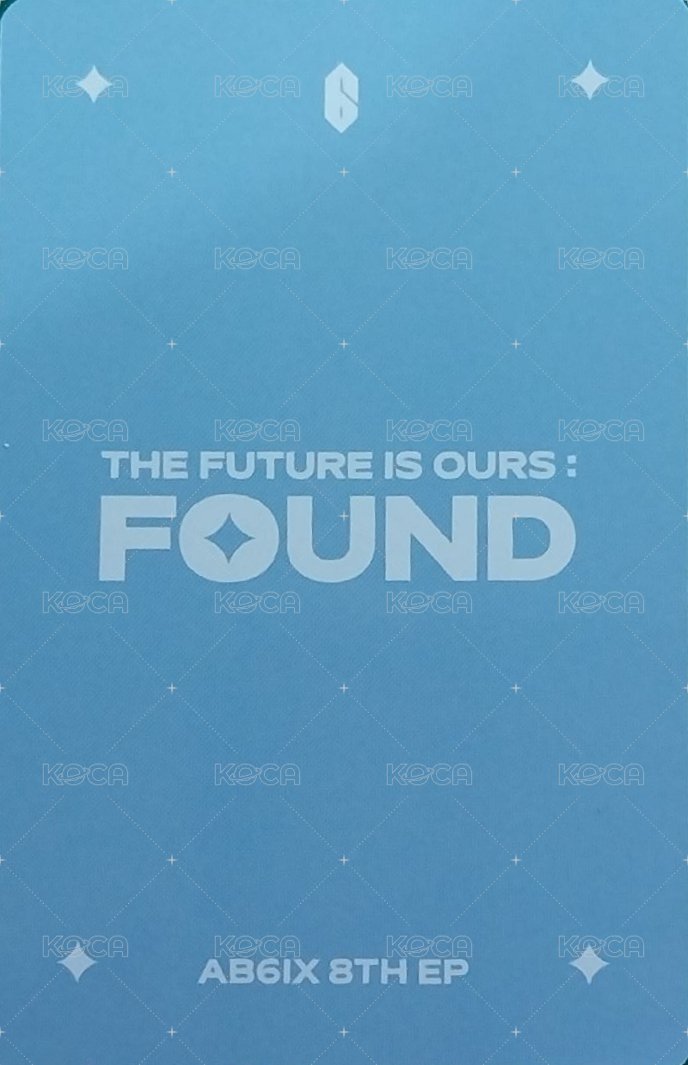 迷你八 專輯卡  背面