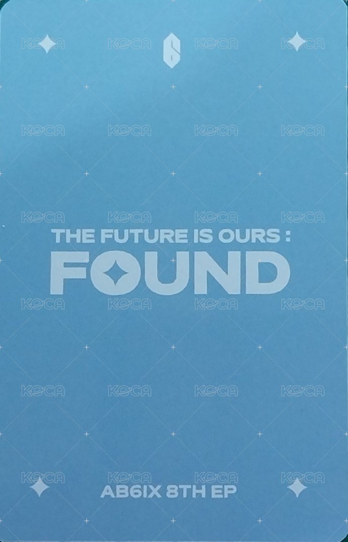 迷你八 專輯卡  背面