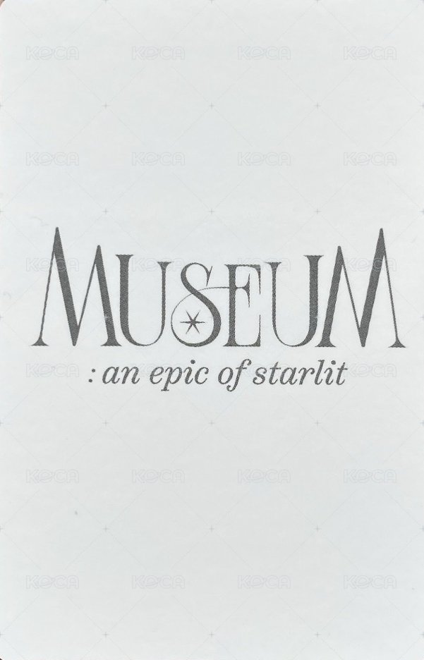 [MUSEUM : an epic of starlit] Moon Byul 1ST WORLD TOUR SEOUL 首爾場 隨機卡  背面