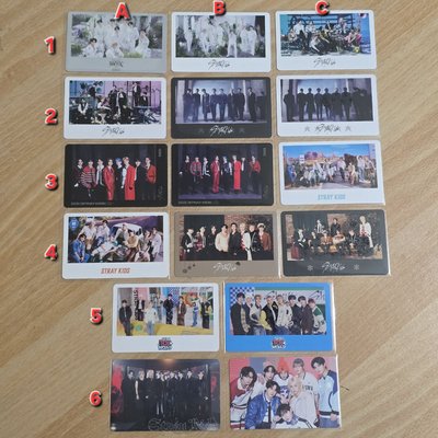 Stray Kids 一系列周邊小卡組(團體款)