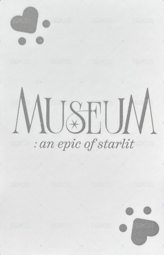 [MUSEUM : an epic of starlit] Moon Byul 1ST WORLD TOUR SEOUL 首爾場 隨機卡 Ham Byori ver. 背面