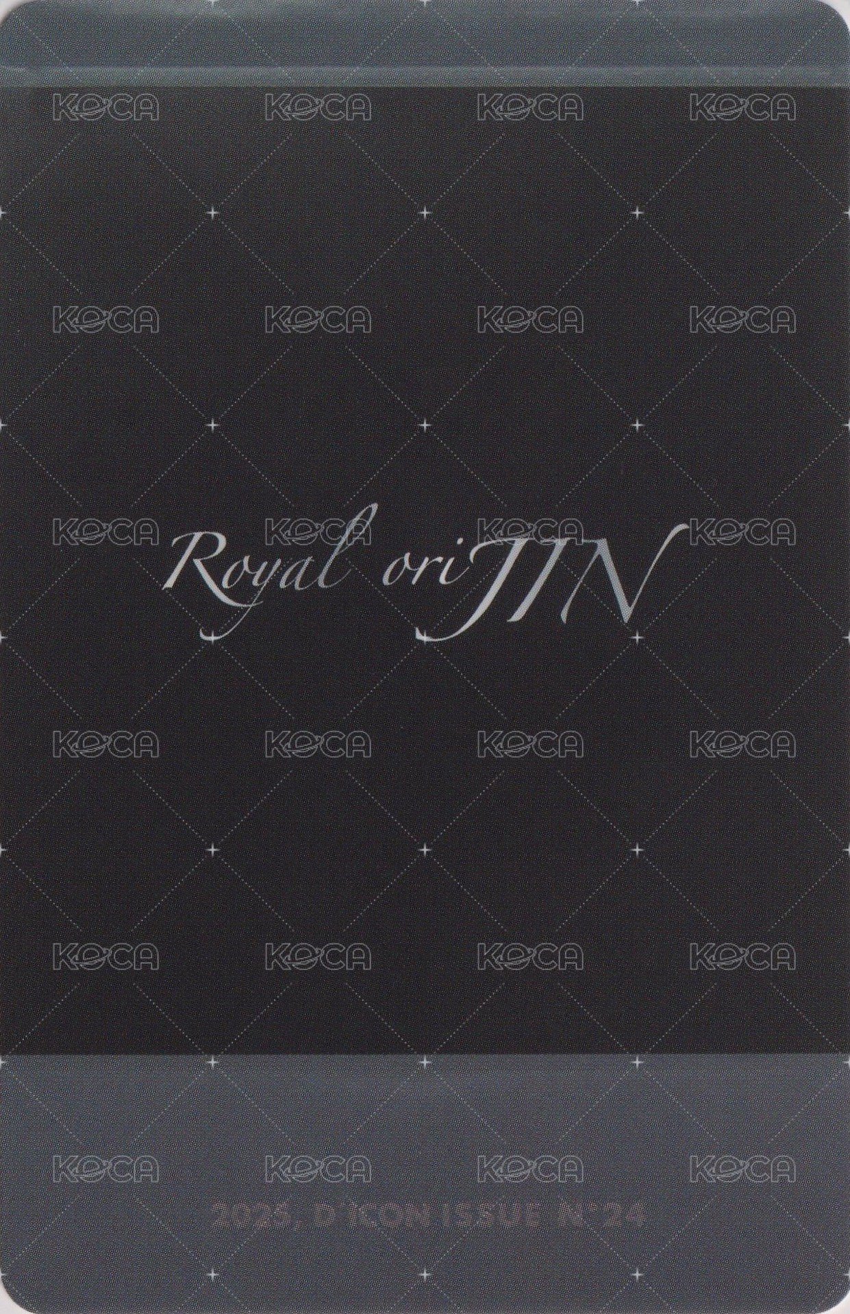 Dicon kkt JICON 特典卡 A版 拍立得 背面