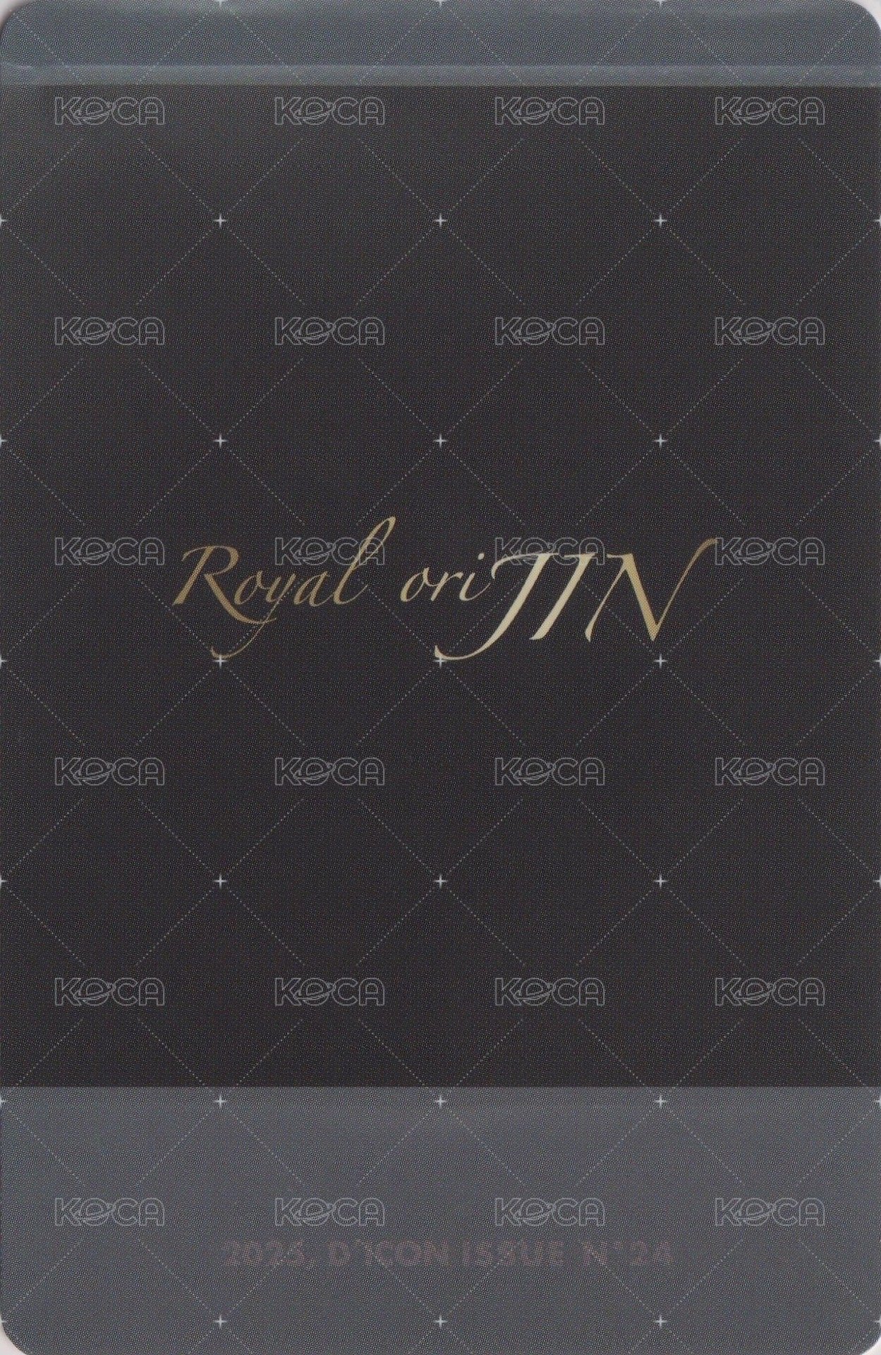 Dicon kkt JICON 特典卡 C版 拍立得 背面