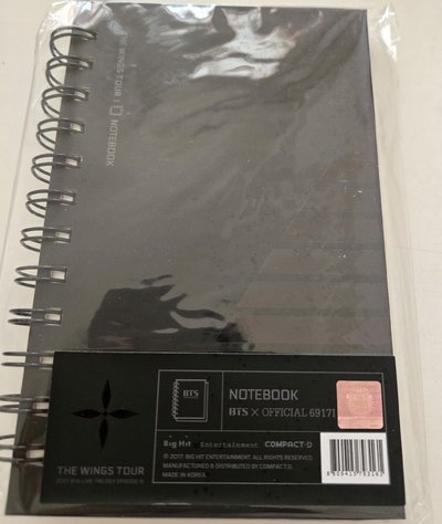 BTS WINGS TOUR周邊 筆記本