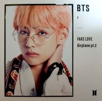 FAKE LOVE/Airplane pt.2 FC盤 專輯卡 封面卡