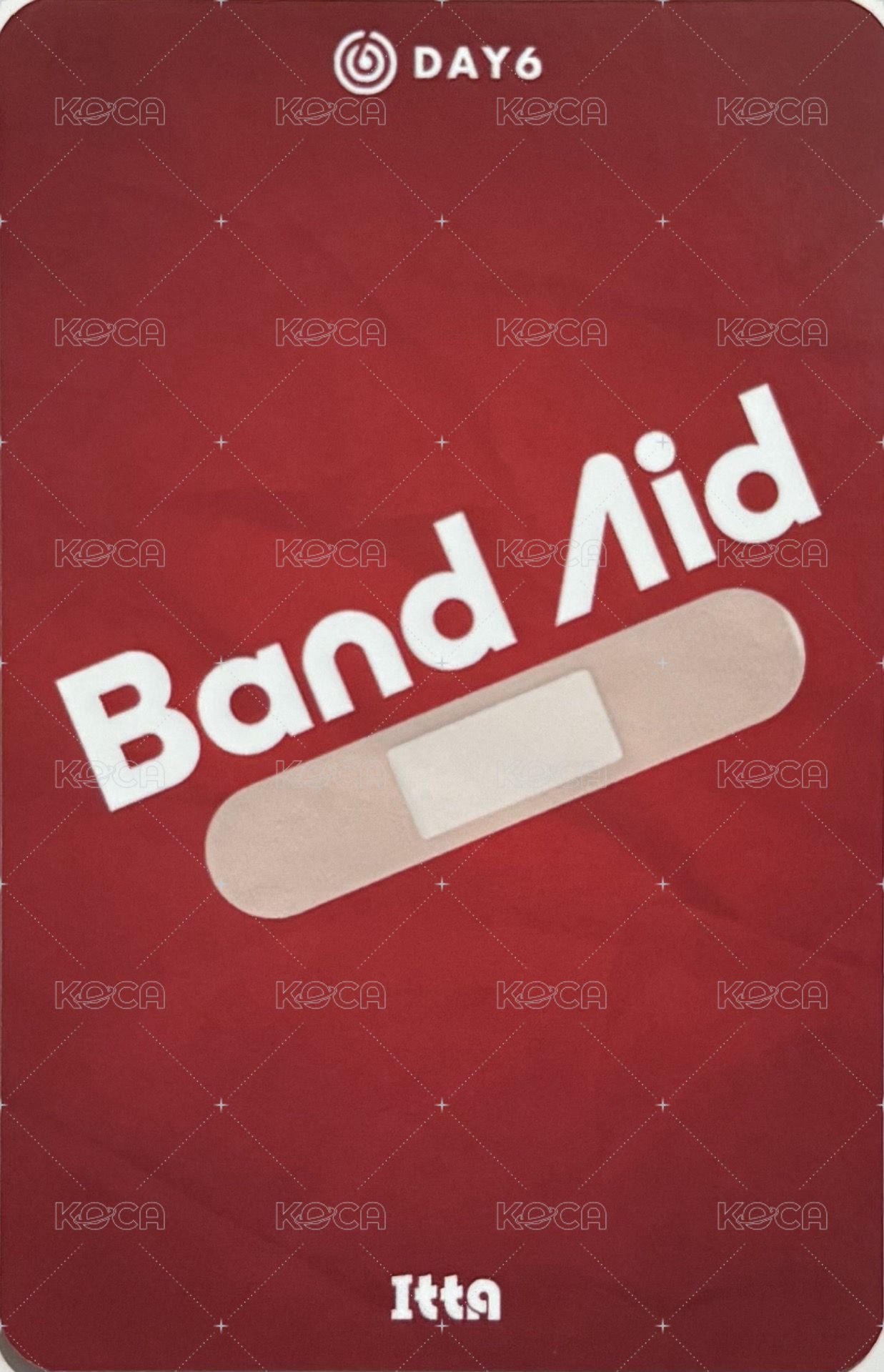 迷九 itta 面簽 簽售卡  背面