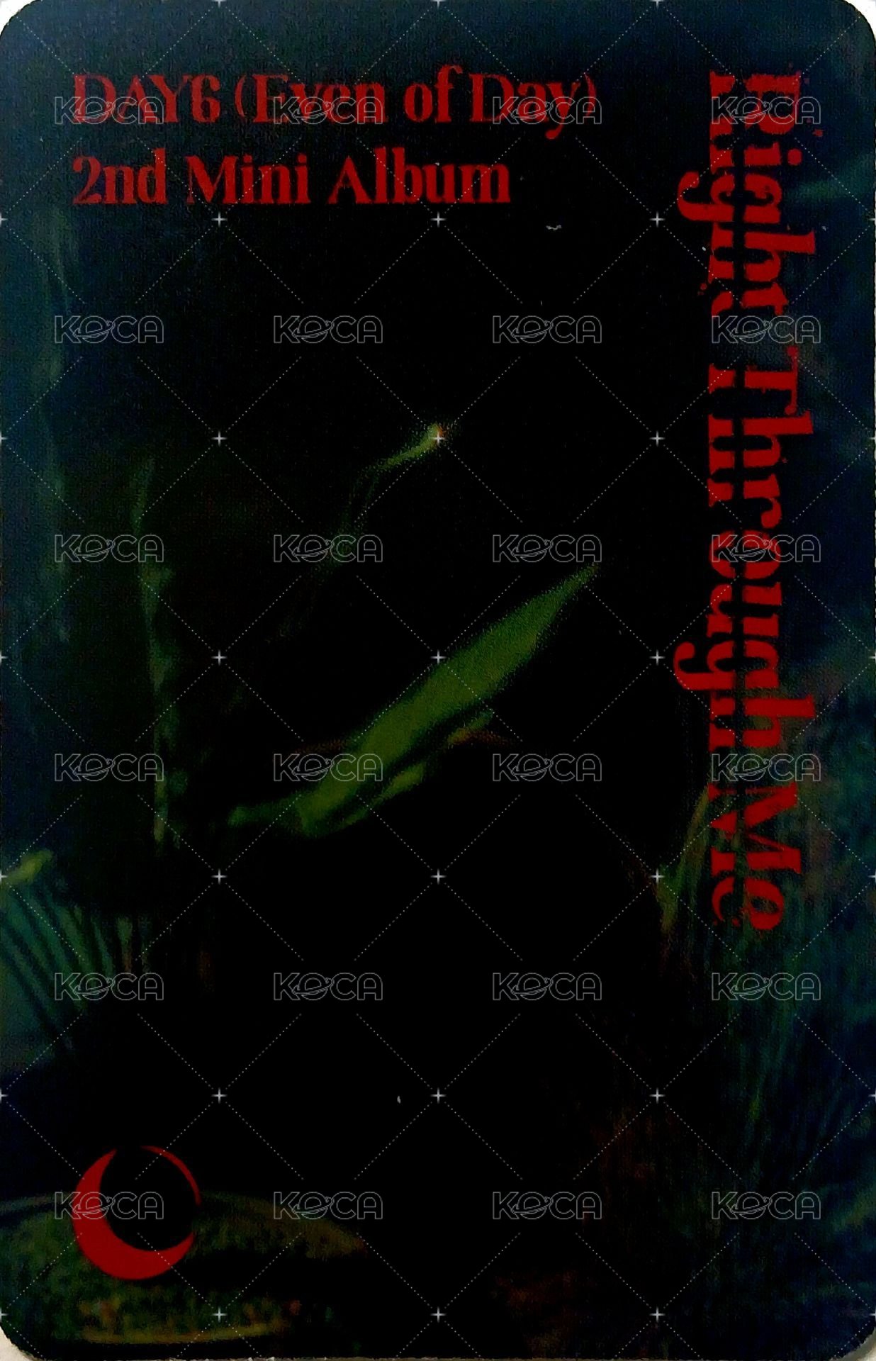 EOD 迷二 專輯卡  背面