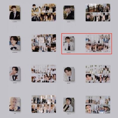 Seventeen 迷10 FML 婚禮盤 克拉盤 Wonwoo ver.