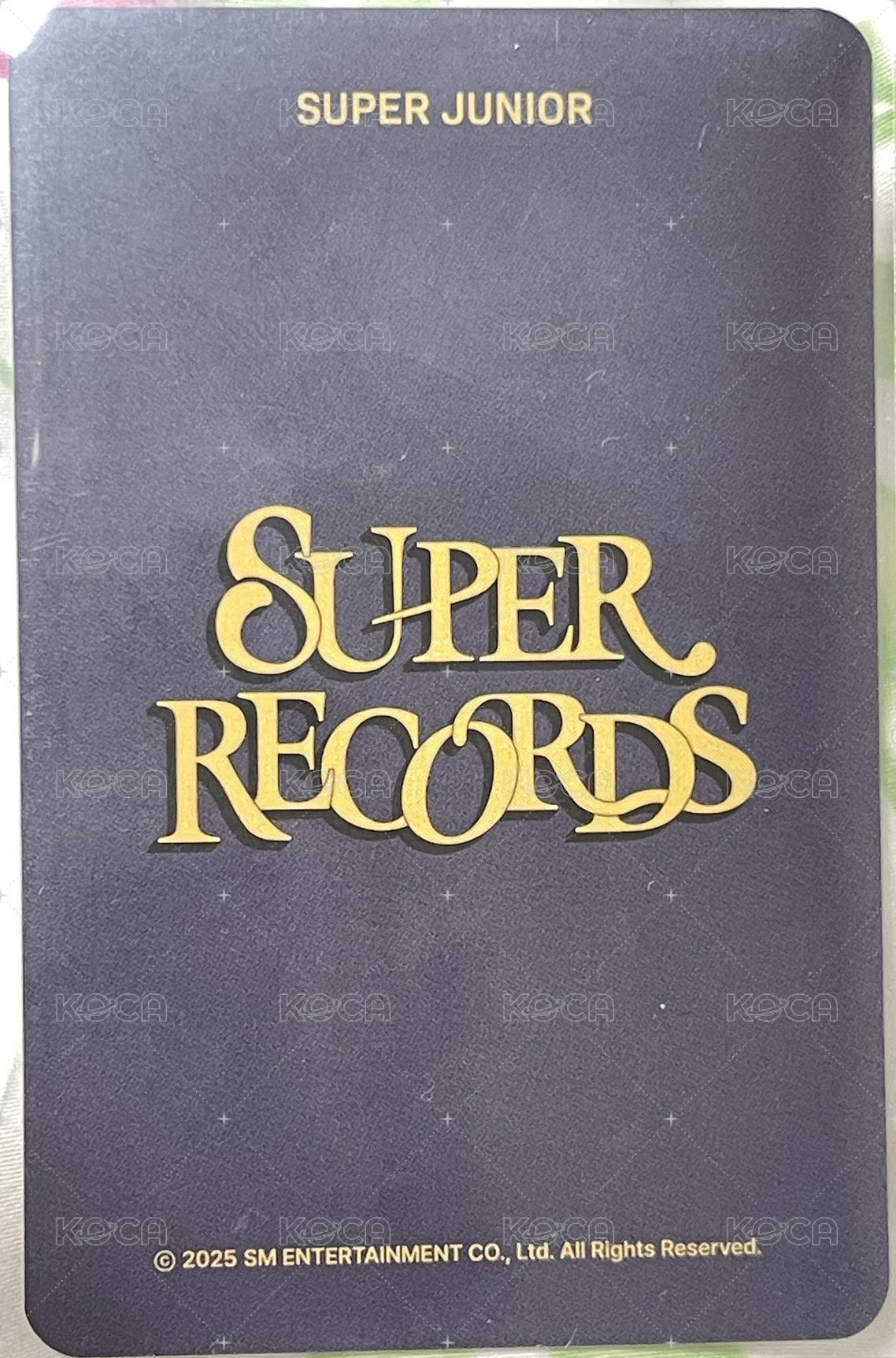 20週年展覽   首爾展 周邊卡 襪子卡 背面