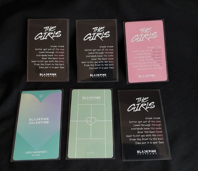 BLACKPINK BPTG Rosé小卡便宜售