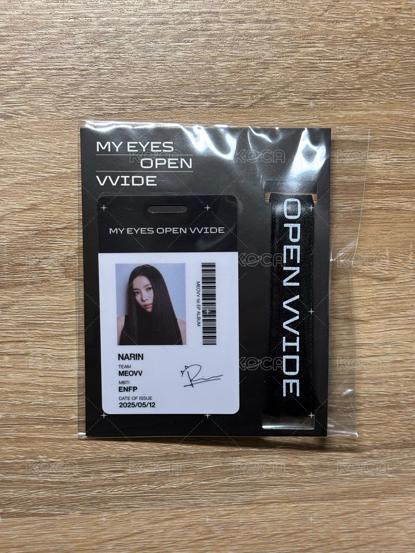 Meovv姓名牌含小卡