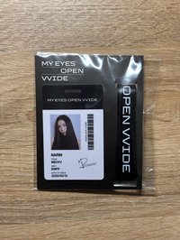 Meovv姓名牌含小卡